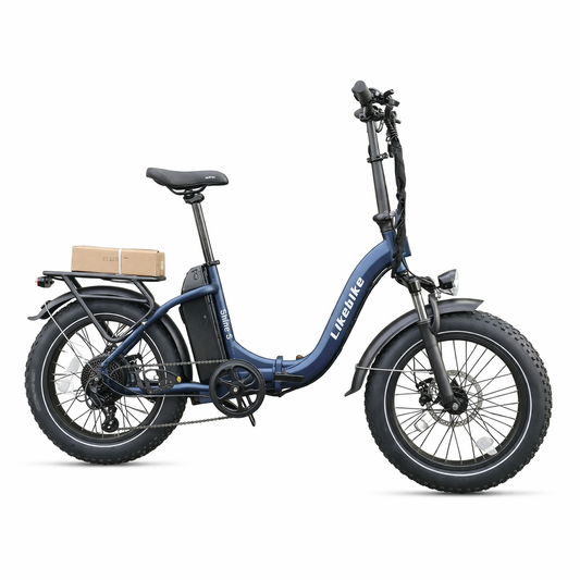LIKEBIKE SHINE S PRO دراجة كهربائية قابلة للطي بمحرك 750 واط وإطارات عريضة